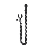 Open Press Tit Clamps With Black link chain